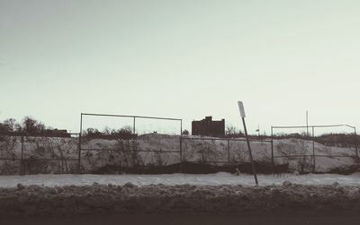 Built structure against clear sky