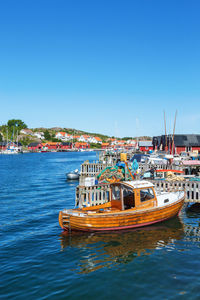 Old fishing boat by a jetty