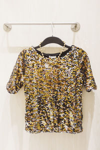 Close-up of decoration hanging on wall