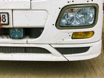 Close-up of vintage car