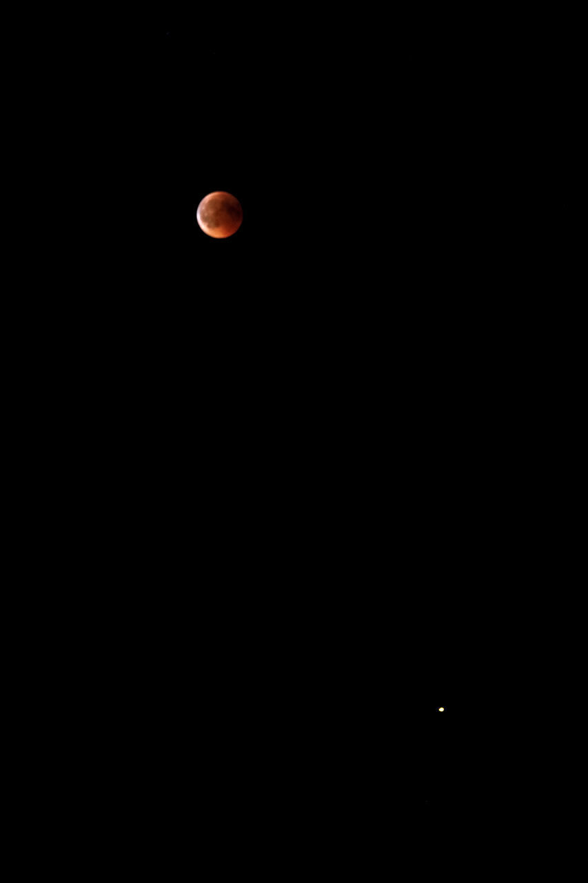 night, moon, space, sky, astronomy, copy space, scenics - nature, beauty in nature, no people, full moon, low angle view, tranquil scene, tranquility, nature, idyllic, clear sky, planetary moon, outdoors, dark, natural phenomenon, eclipse, space and astronomy, moonlight