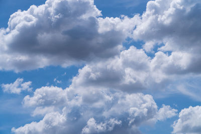 Low angle view of clouds in sky