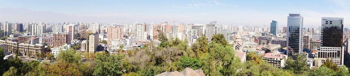 Panoramic view of city