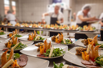 Close-up of food in plate