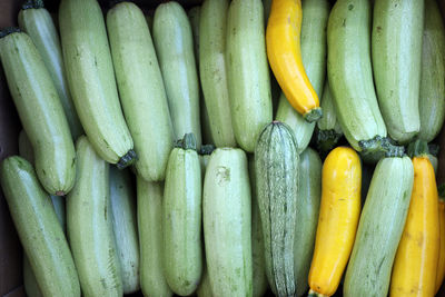 Full frame shot of vegetables at market stall