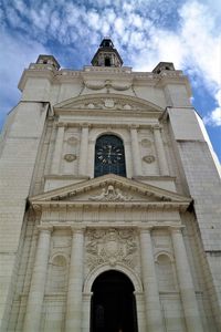 Low angle view of building against sky