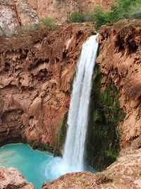 View of waterfall