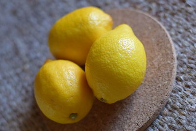 High angle view of fruits