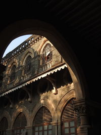 Low angle view of historical building