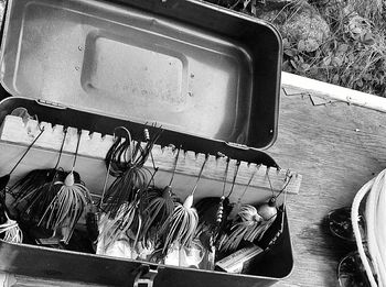 Close-up of abandoned building