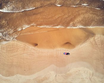 Aerial view of desert