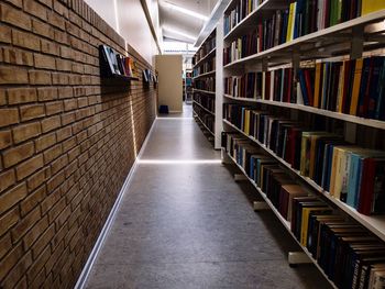 View of empty corridor
