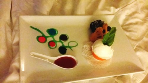 Close-up of food on plate