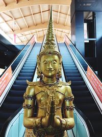 Close-up of buddha statue