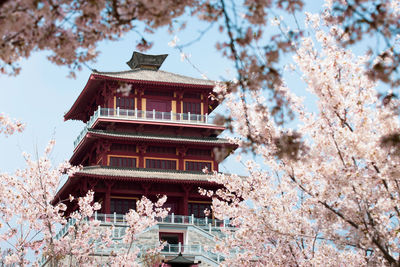 Ancient architecture of cherry garden in zhengzhou city,henan province,china