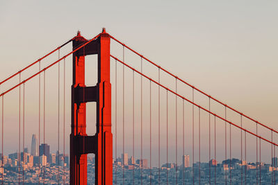 Famous golden gate bridge, symbol of san francisco, california.