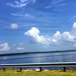 Scenic view of calm sea against sky