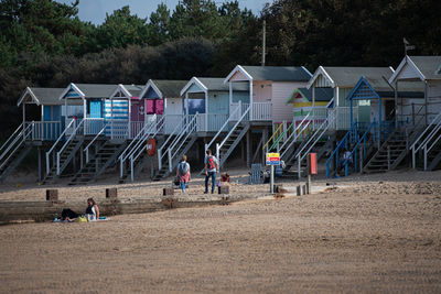 Group of people on beach