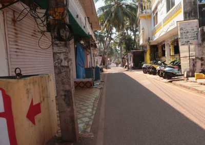 Street amidst buildings in city