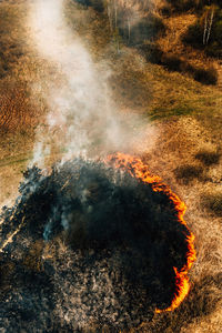 Close-up of smoke