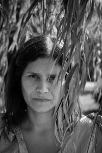 Close-up of young woman