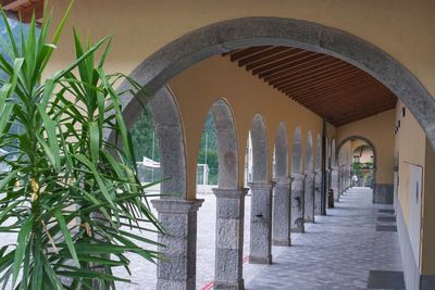 Corridor of historic building