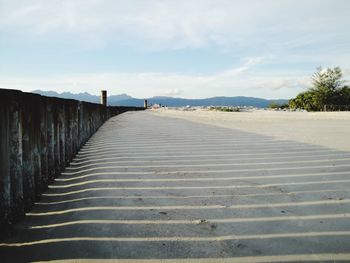 View of road against sky