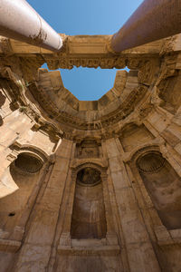 Low angle view of a temple