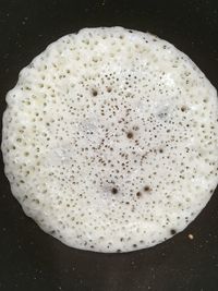 High angle view of bread on table