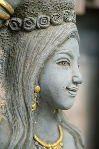 Close-up of statue