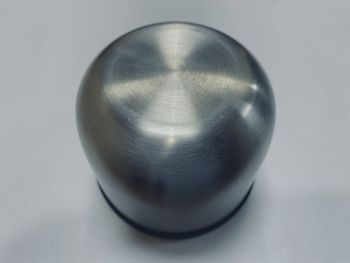 High angle view of wineglass on table