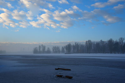 Scenic view of landscape against sky