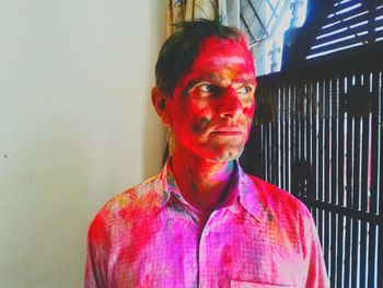 Portrait of young woman