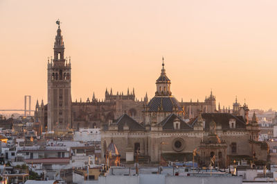 Buildings in city