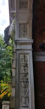 Exterior of historic building against sky