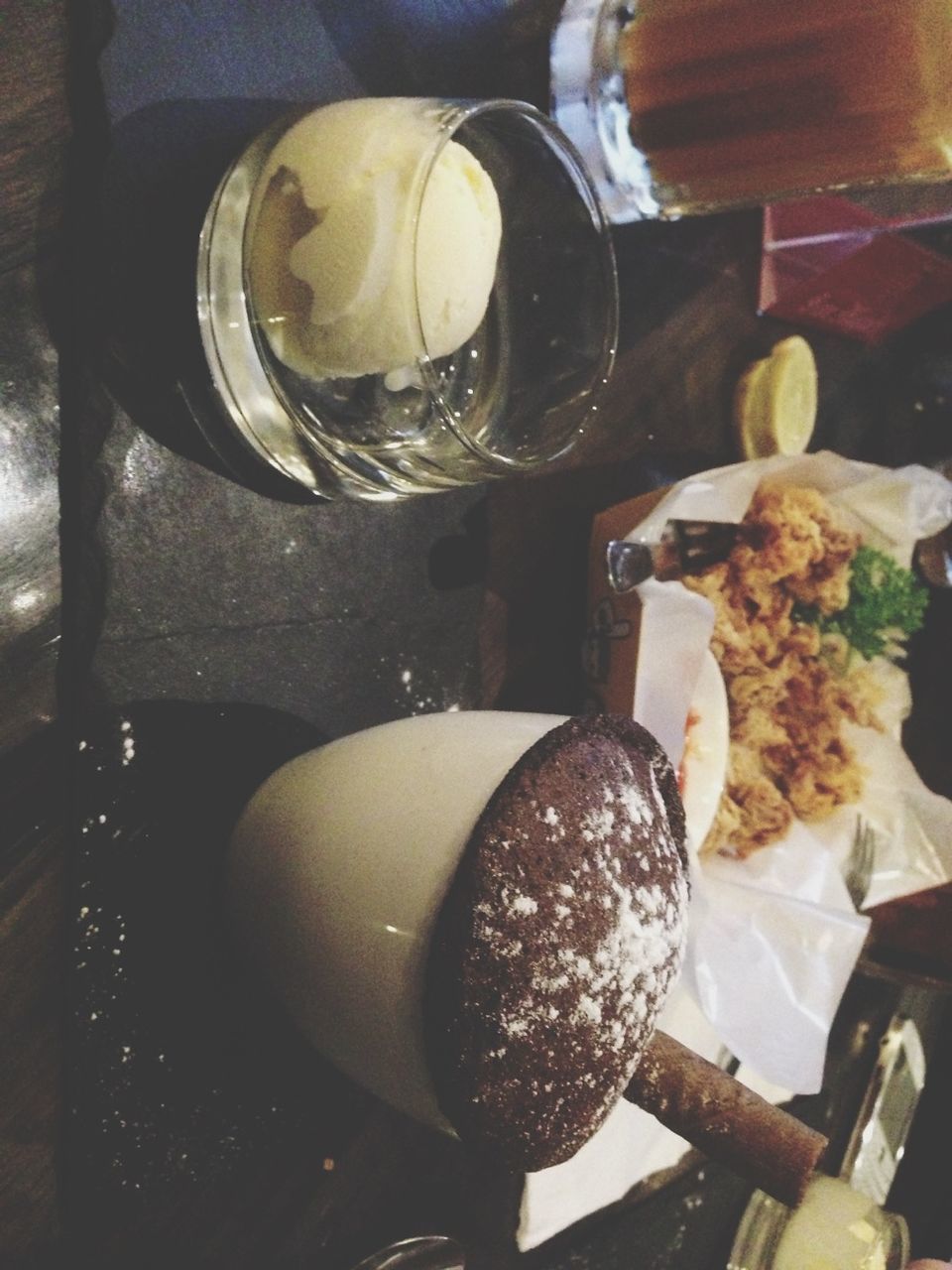 food and drink, indoors, food, still life, freshness, table, healthy eating, high angle view, drink, close-up, preparation, ready-to-eat, wood - material, refreshment, no people, plate, indulgence, spoon, large group of objects, variation