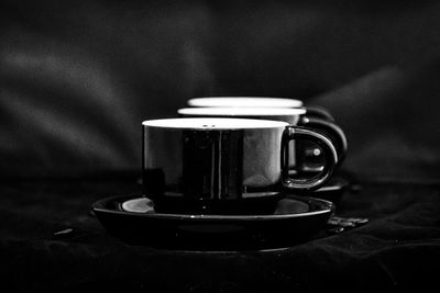 Close-up of coffee on table