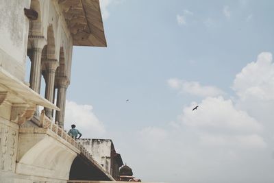 Low angle view of building against sky