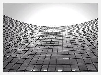 Low angle view of modern building