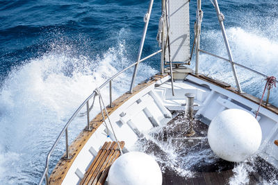 Boats in sea