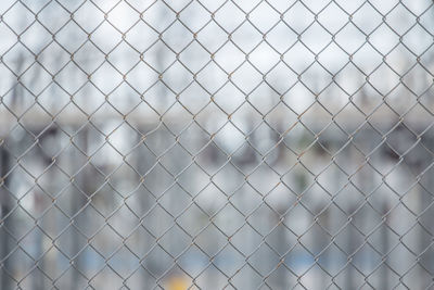 Full frame shot of chainlink fence