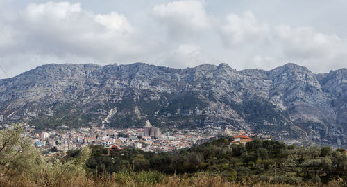 Panoramic view of landscape against sky