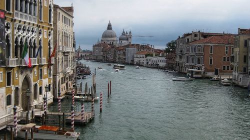 Panoramic view of buildings in city