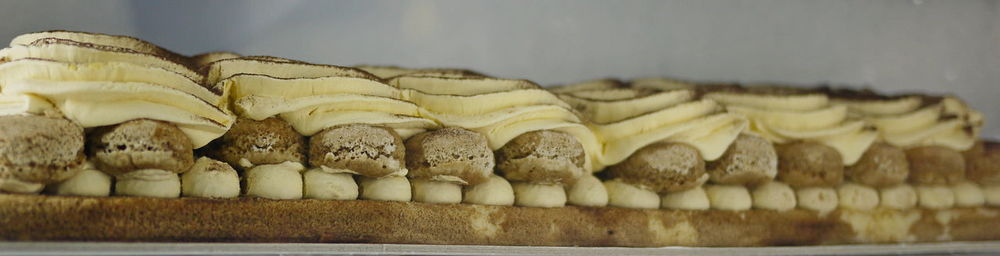 Close-up of bread on table