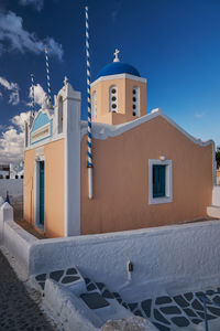 Low angle view of built structures