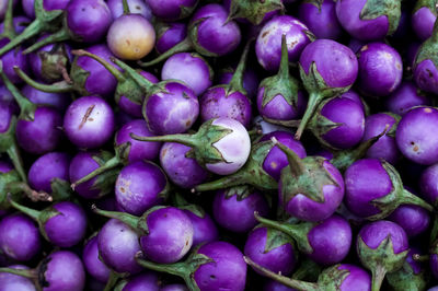 Full frame shot of fruits in market