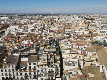 Aerial view of seville from the giralda