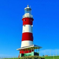 Low angle view of lighthouse