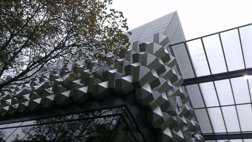 Low angle view of building against sky