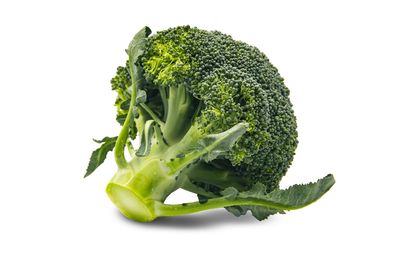Close-up of tomato against white background